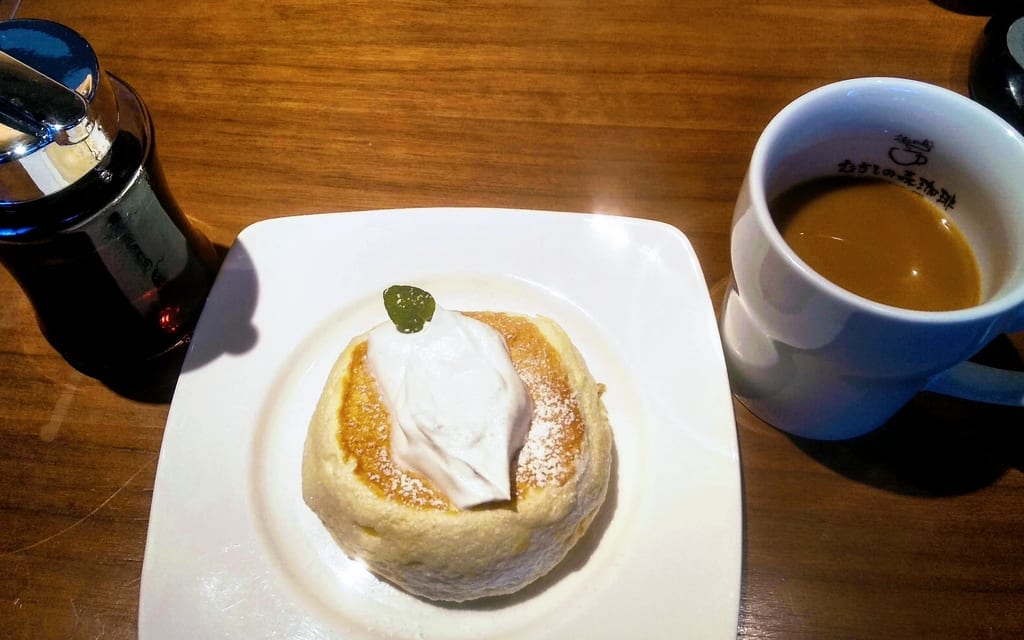 むさしの森珈琲ふわっとろパンケーキ