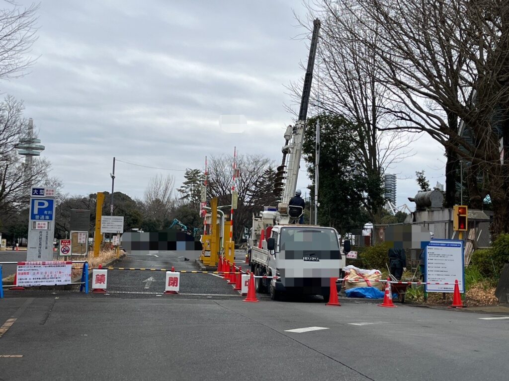 2025年記念館駐車場