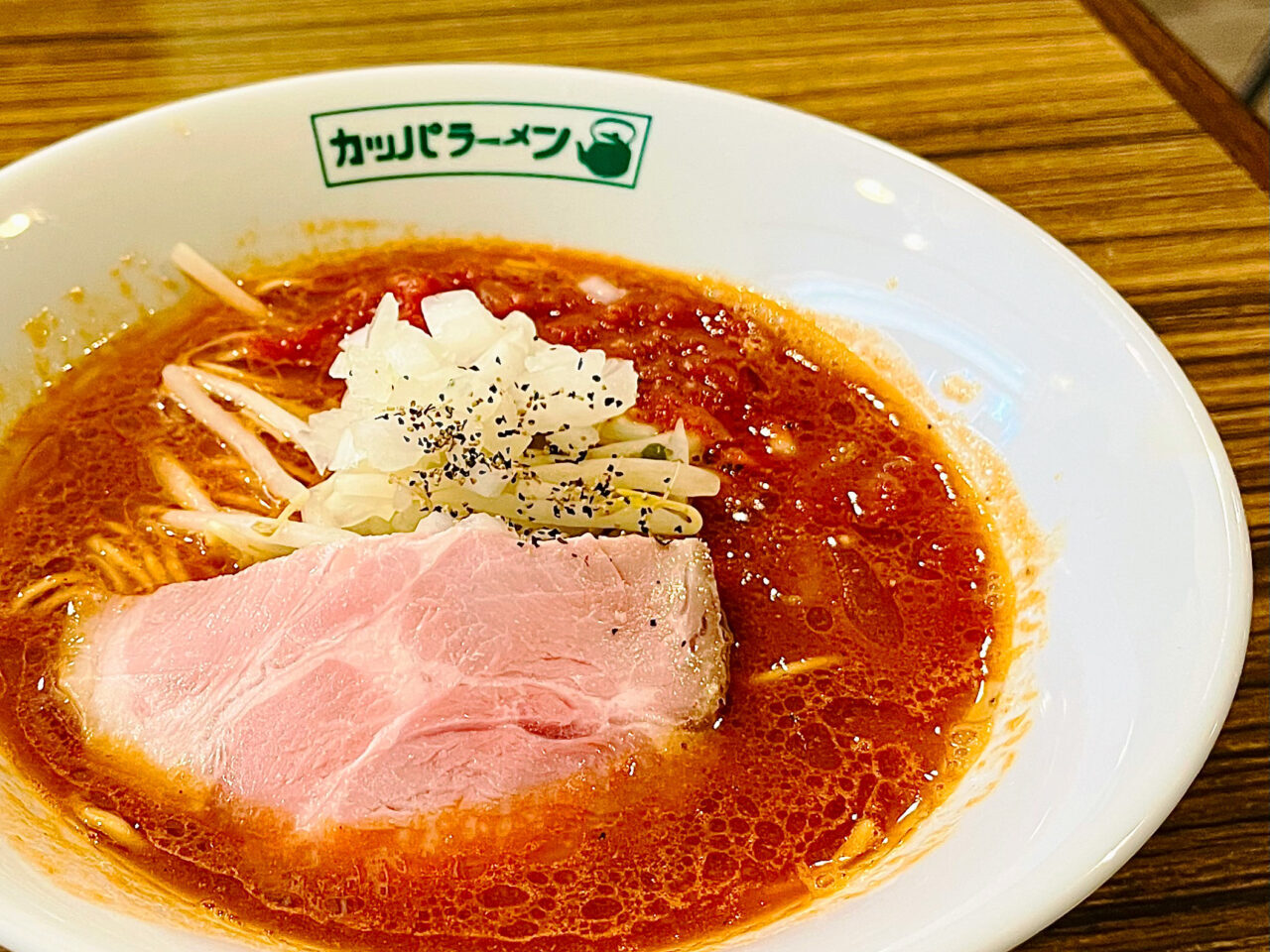 所沢市旭町の「トマトラーメン カッパハウス」のソラバルメニュー