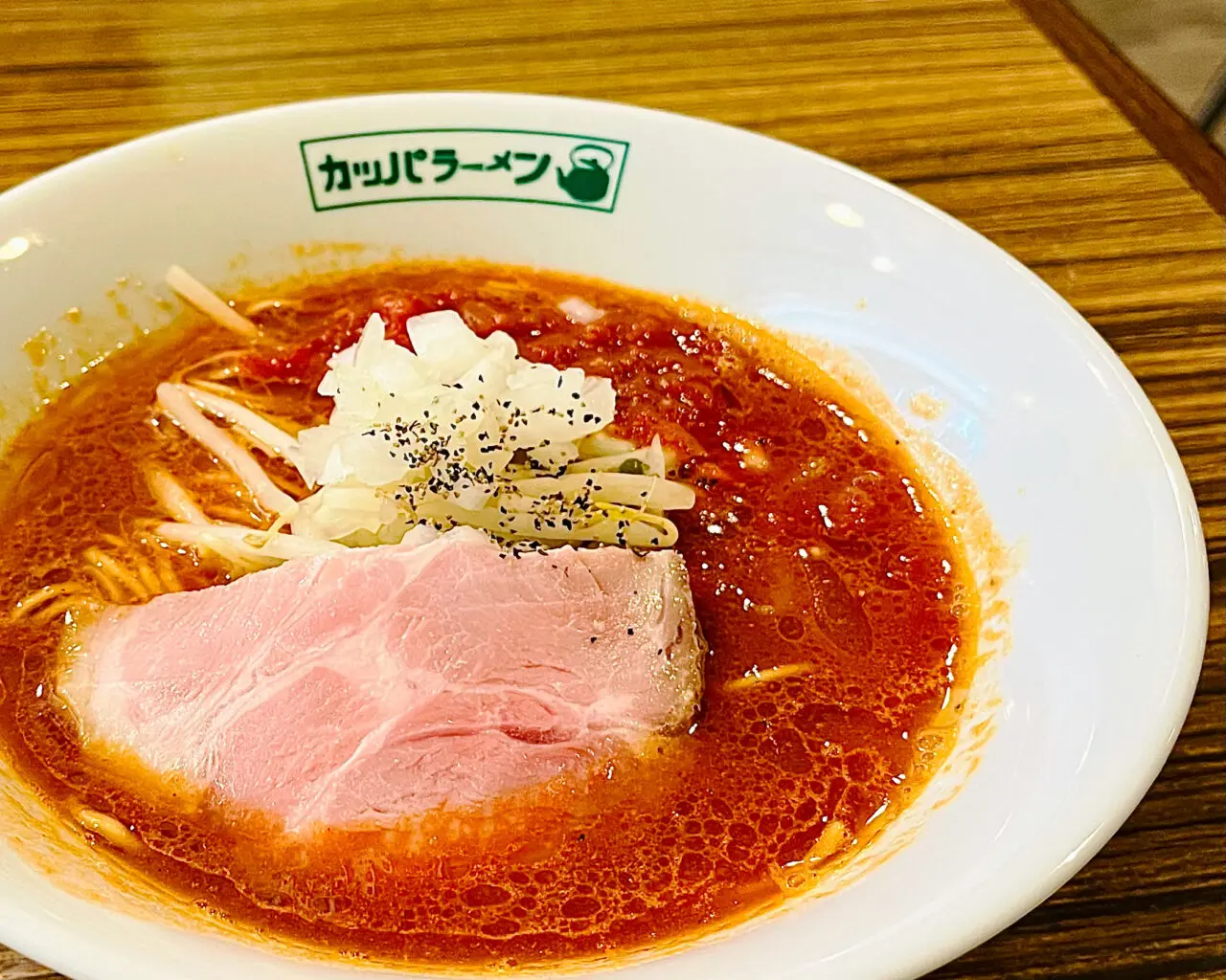 所沢市旭町の「トマトラーメン カッパハウス」のソラバルメニュー