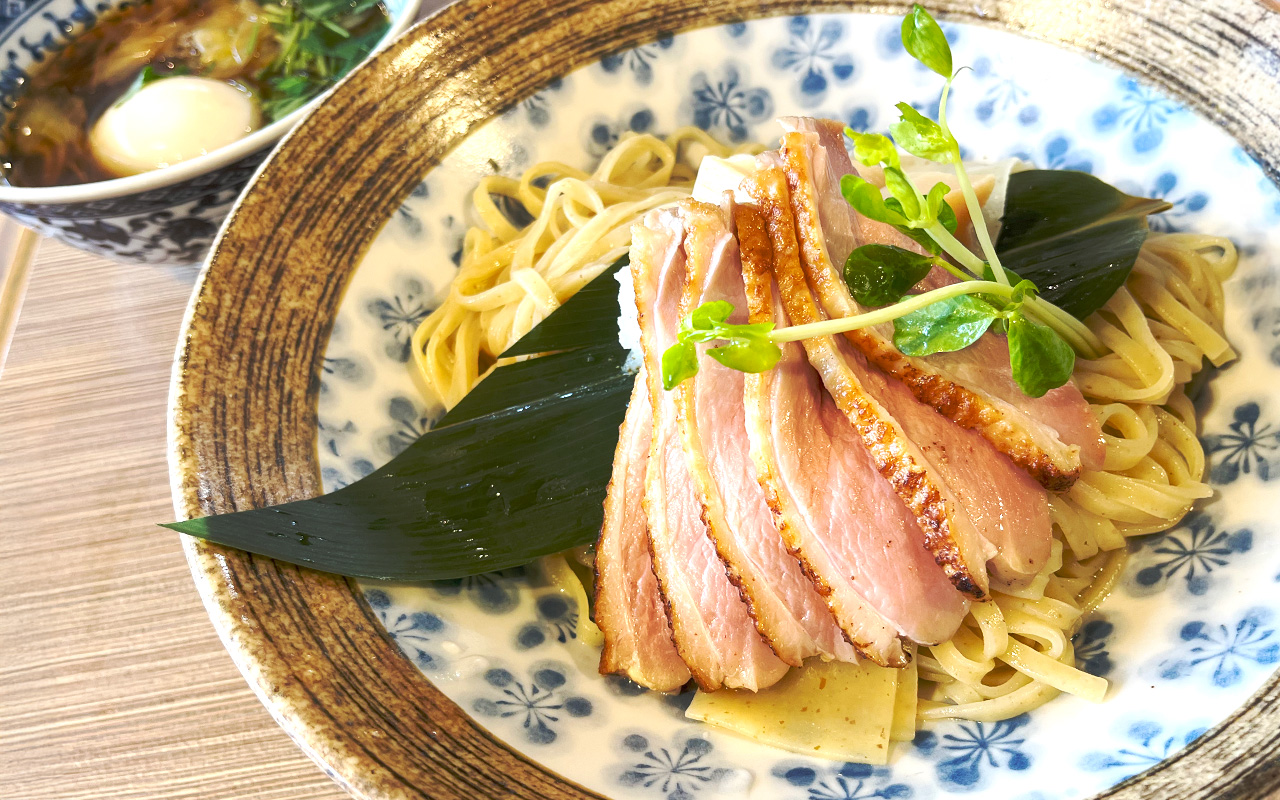 三ヶ島の「㐂りん食堂」の『特製鴨つけ麺』