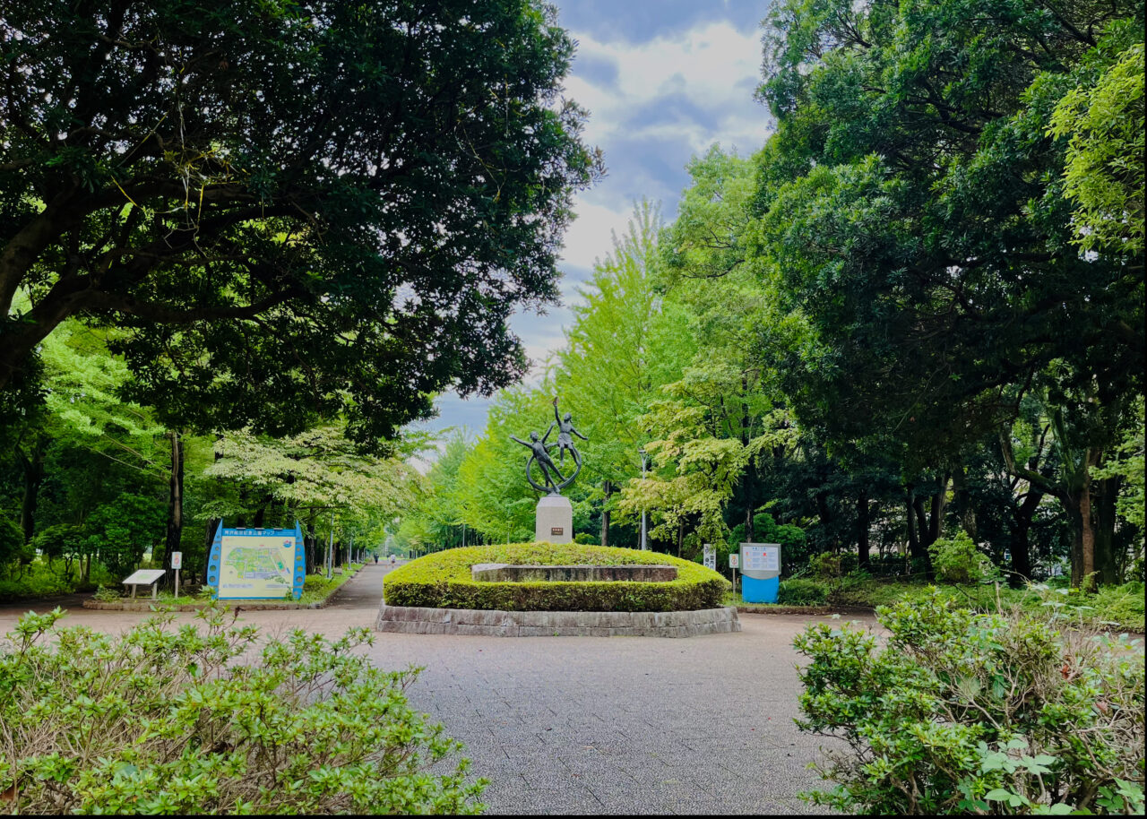 所沢航空記念公園の北側入り口