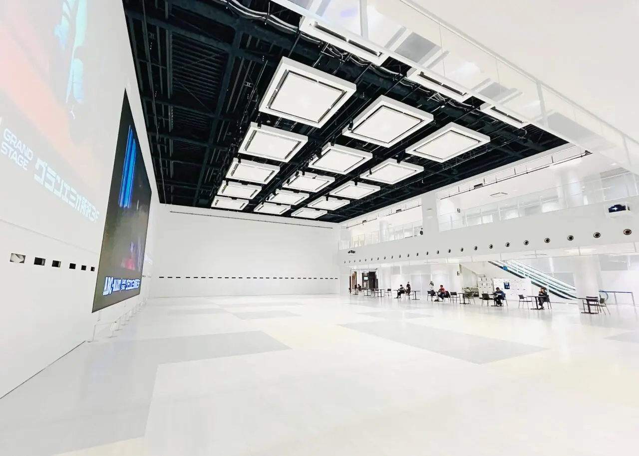 Tリーグ試合会場のエミテラス所沢の「TOKOROZAWA e-CUBE」