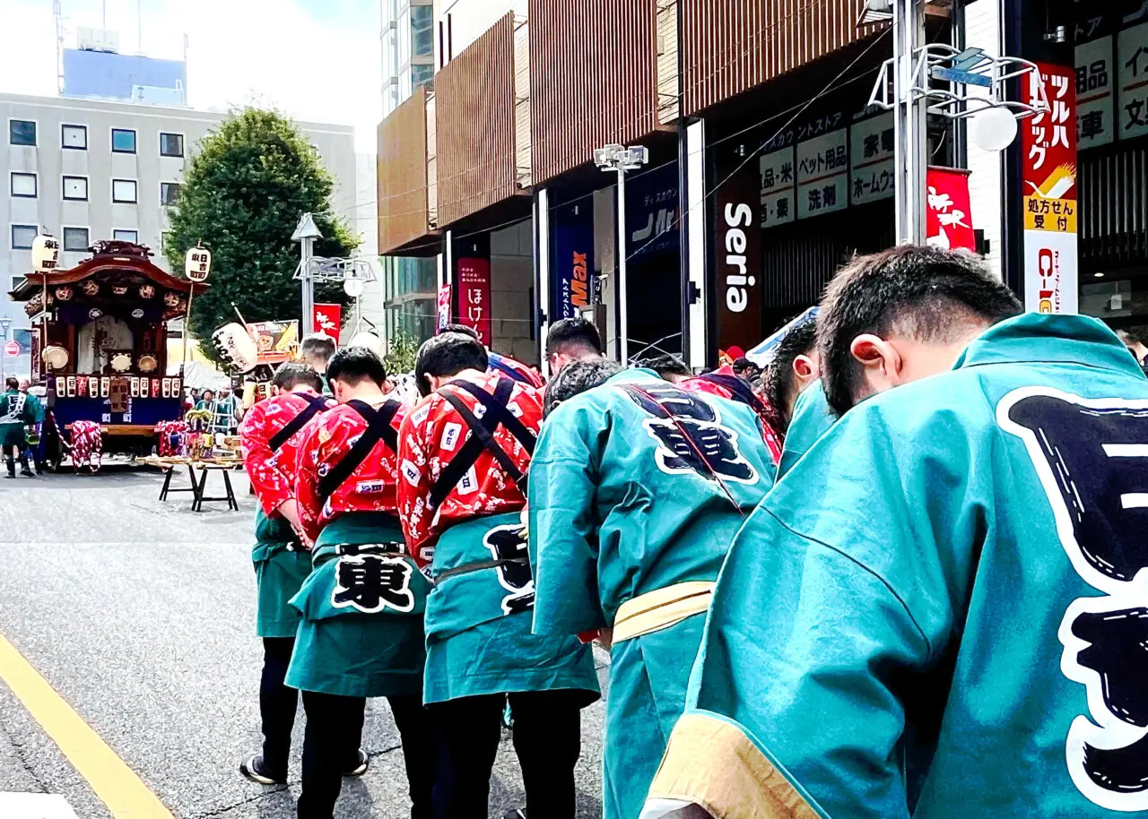 「ところざわまつり」の神事