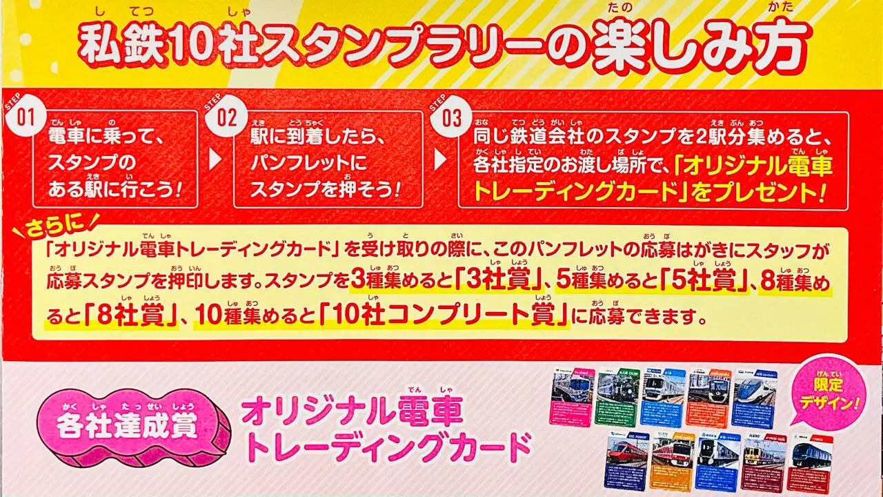 「私鉄10社スタンプラリー」の楽しみ方