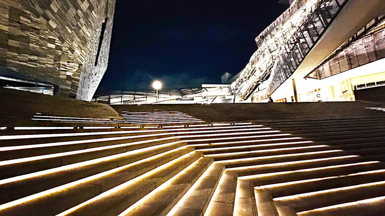 ところざわサクラタウンの普段の夜景