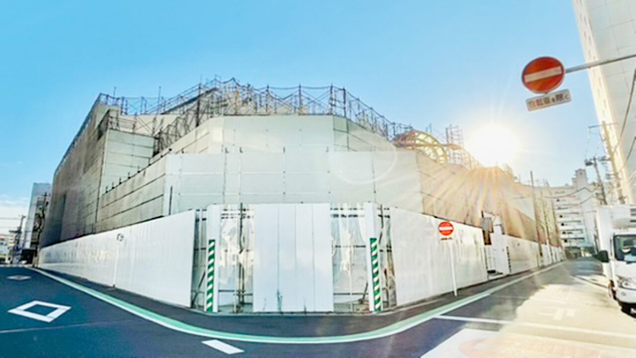 「新所沢PARCO」の解体工事現場