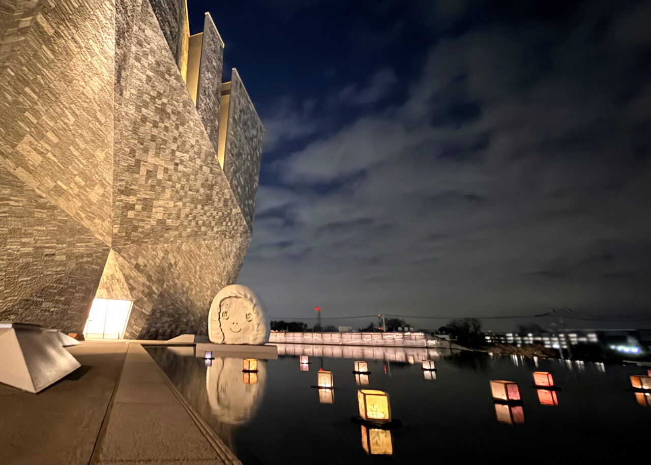 ところざわサクラタウン冬のライトアップ