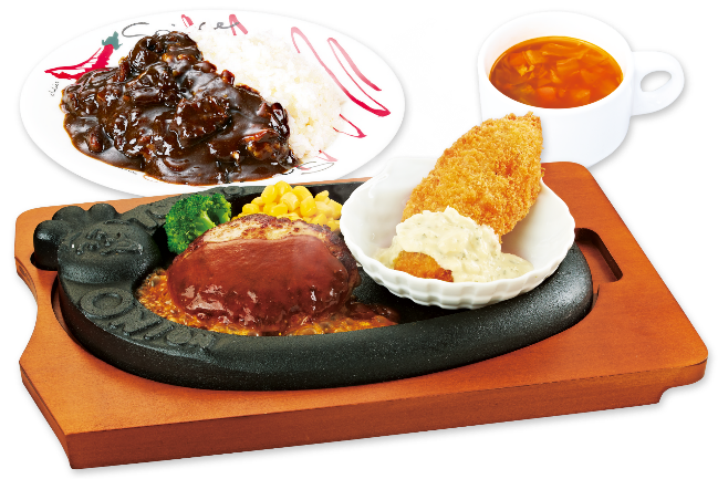 プレスリリースより（ランチ一例［日替わりランチ／税込1,044円］）