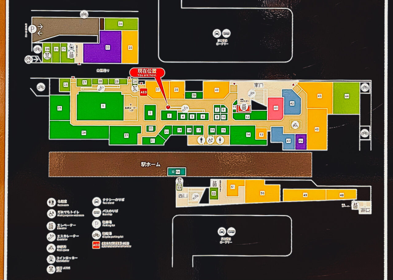 グランエミオ所沢１Fフロアマップ
