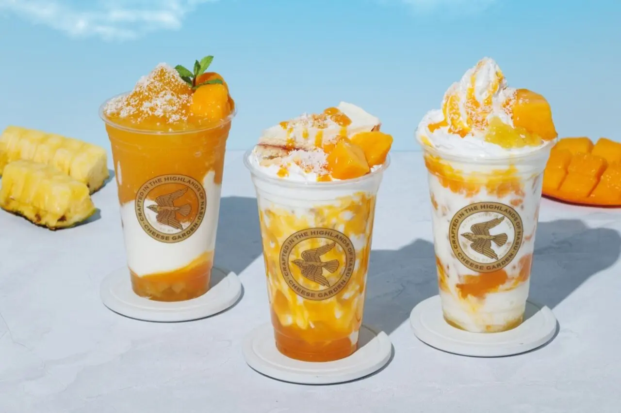 チーズガーデン季節限定カフェドリンク『Mango Drinks』