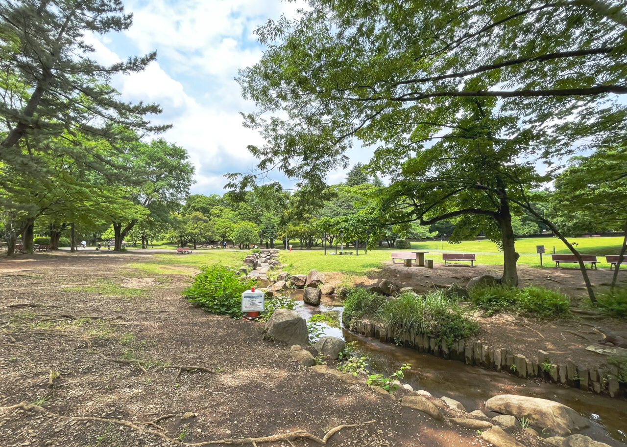 所沢航空記念公園の《むさしの川》