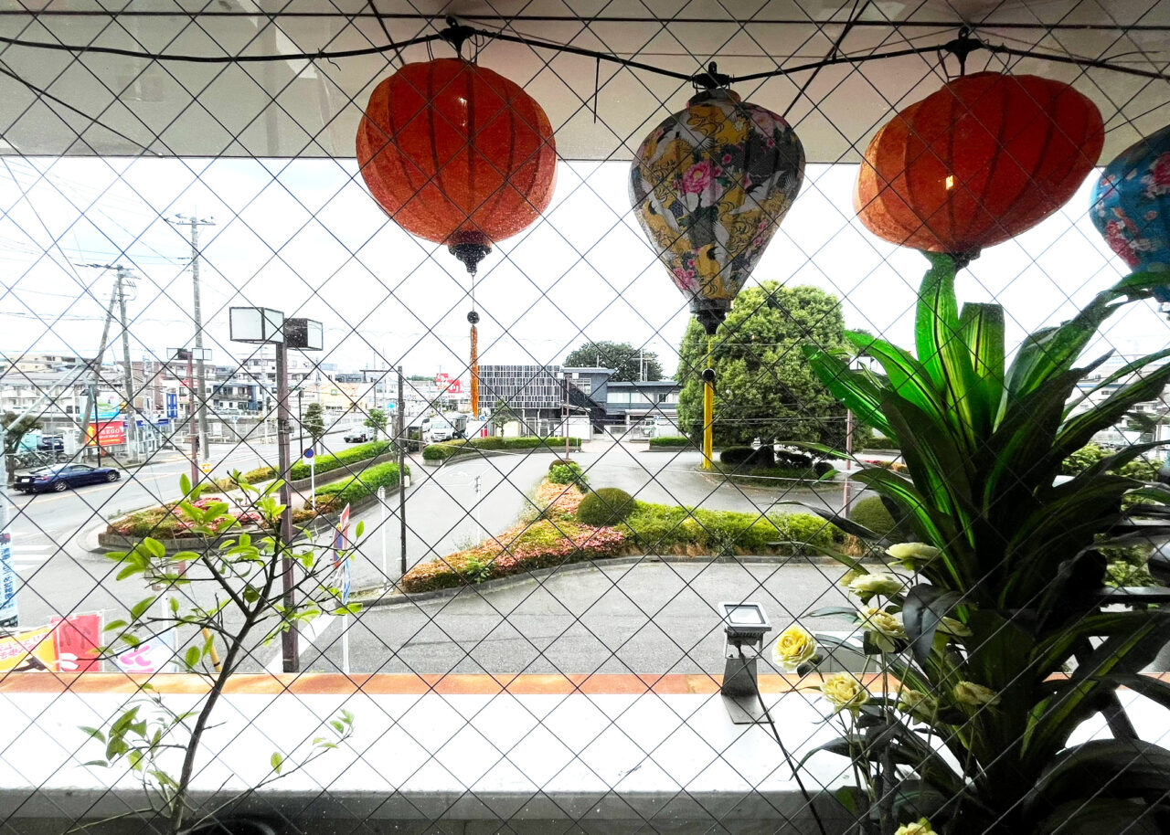 Vietnam Greenから見た東所沢駅