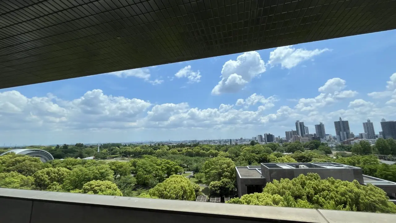 「市役所8階からの眺め」